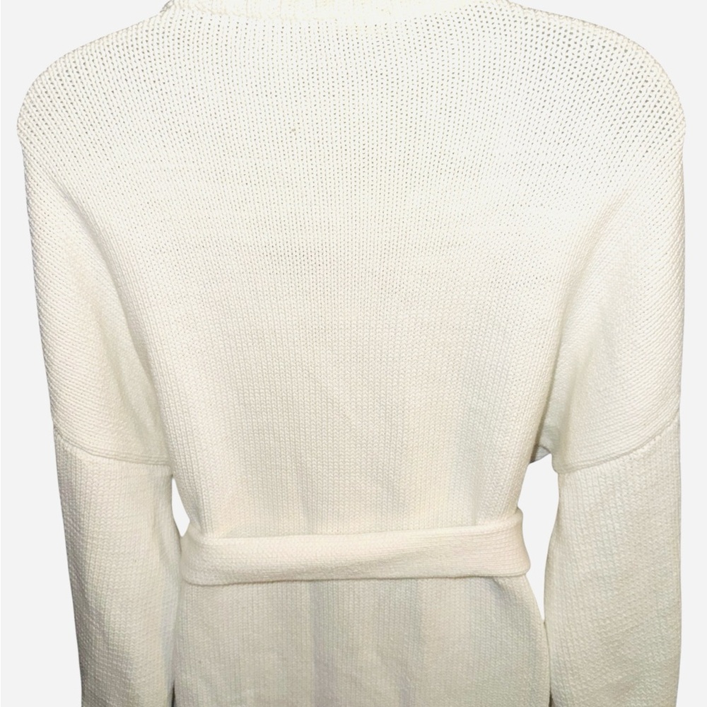 Staud Cozy Sweater Sash Chalet Dress  Knit  Soft Woven Dress with Belt NWOT - Picture 8 of 15